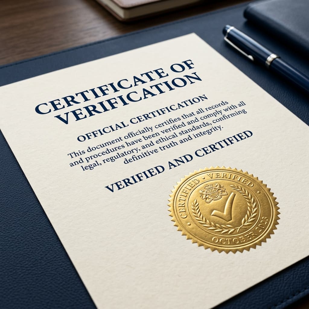 Certified and verified polygraph examiner credentials Certified and verified polygraph examiner credentials